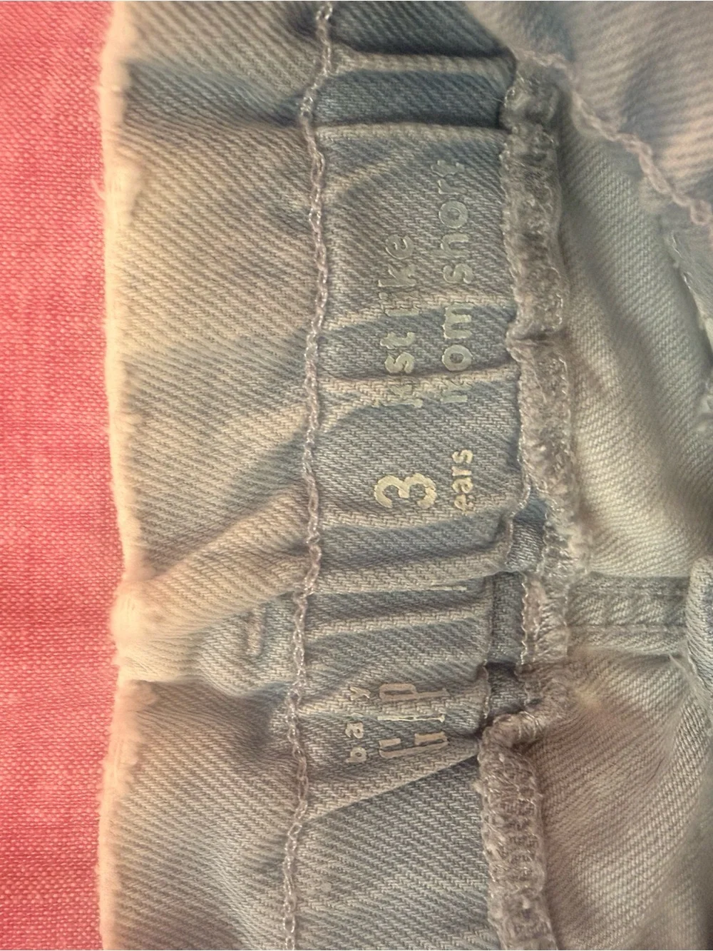 GAP Light Blue Paperbag Waist Denim Shorts